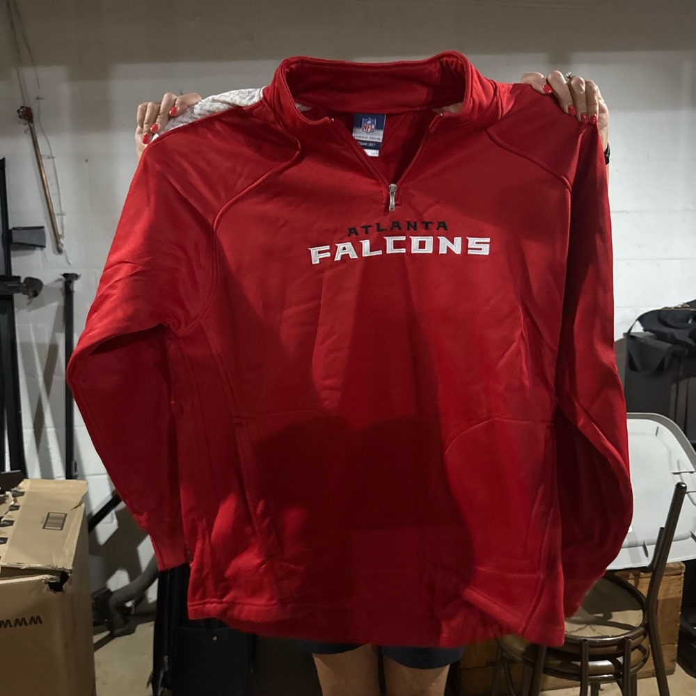 Atlanta Falcons Red Pullover